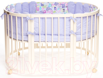 Комплект постельный для малышей ComfortBaby Colorit Лесные жители