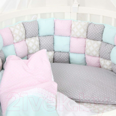 Комплект постельный для малышей ComfortBaby Colorit HappyFamily Нежность