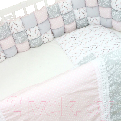 Комплект постельный для малышей ComfortBaby Colorit HappyFamily Гортензия