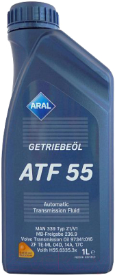 Трансмиссионное масло Aral Getriebeoel ATF 55 (1л)