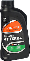 Моторное масло PATRIOT G-Motion HD SAE 30 4Т Terra (1л) - 