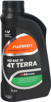 Моторное масло PATRIOT G-Motion HD SAE 30 4Т Terra (1л)