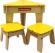 Комплект мебели с детским столом Magformers Треугольный / 62002 (желтый) - 
