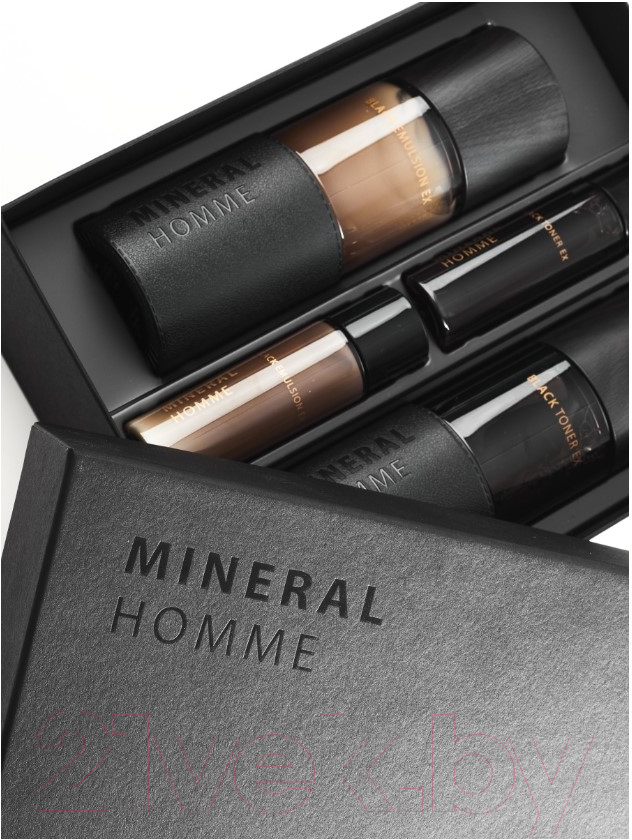 Набор косметики для лица The Saem Mineral Homme Black EX 2 Set — фото 3