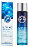 Тонер для лица Enough Premium Ultra X10 Collagen Pro Marine Toner (130мл) - 