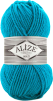Пряжа для вязания Alize Superlana Maxi 484 (100м, бирюзовый) - 