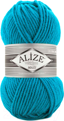 Пряжа для вязания Alize Superlana Maxi 484 (100м, бирюзовый)