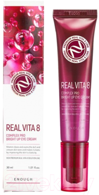 Крем для век Enough Premium Real Vita 8 Complex Pro Bright Up Eye Cream (30мл)
