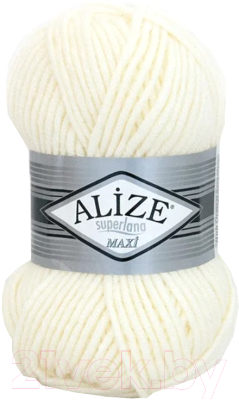 Изображение товара Пряжа для вязания Alize Superlana Maxi / 62 (100м, молочный)