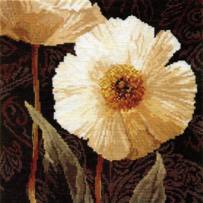 Набор для вышивания Алиса Белые цветы: Открытый свету / 2-16