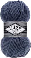 Пряжа для вязания Alize Superlana Maxi 25% шерсть, 75% акрил / 203 (100м, джинс меланж) - 