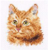 Набор для вышивания Алиса Животные в портретах. Рыжий кот / 0-207 - 
