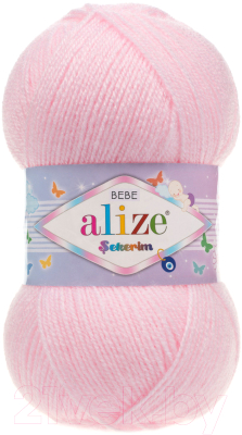 Пряжа для вязания Alize Sekerim 184 (320м, пудровый)
