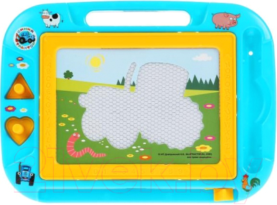 

Доска для рисования Играем вместе, Синий трактор / HS8006KSBT