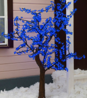 Светодиодное дерево Luazon Сакура 2317287 (синий) - 