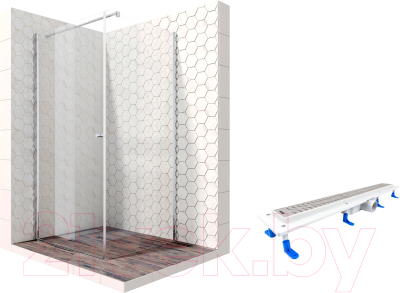 

Душевой уголок Ambassador, Set 100x100 / 13011104-ST14