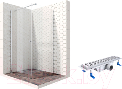 

Душевой уголок Ambassador, Set 90x90 / 13011103-ST3