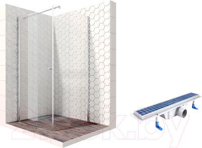

Душевой уголок Ambassador, Set 90x90 / 13011103-ST4