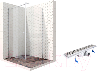

Душевой уголок Ambassador, Set 90x90 / 13011103-ST5