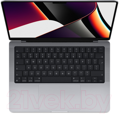 Ноутбук Apple MacBook Pro 14" M1 Pro 2021 512GB / MKGP3 (серый космос)