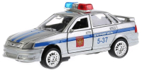 Масштабная модель автомобиля Технопарк Lada Priora Полиция / CT12-440-3 - 