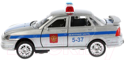Масштабная модель автомобиля Технопарк Lada Priora Полиция / CT12-440-3