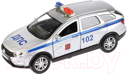 Автомобиль игрушечный Технопарк Lada Vesta SW Cross Полиция / VESTA-CROSS-P-SL