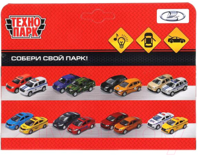Автомобиль игрушечный Технопарк Lada Vesta SW Cross Такси / VESTACROSS-12SLTAX-YE