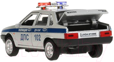 Автомобиль игрушечный Технопарк Lada-21099 Спутник Полиция / 21099-12SLPOL-SR