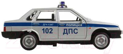 Автомобиль игрушечный Технопарк Lada-21099 Спутник Полиция / 21099-12SLPOL-SR