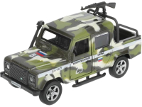 Автомобиль игрушечный Технопарк Land Rover Defender Pickup Камуфляж / DEFPICKUP-12SLMIL-ARMGN - 