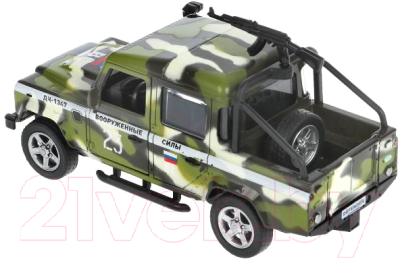 Автомобиль игрушечный Технопарк Land Rover Defender Pickup Камуфляж / DEFPICKUP-12SLMIL-ARMGN