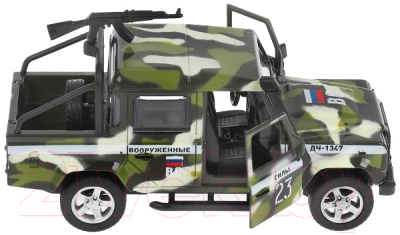 Автомобиль игрушечный Технопарк Land Rover Defender Pickup Камуфляж / DEFPICKUP-12SLMIL-ARMGN