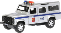 Автомобиль игрушечный Технопарк Land Rover Defender Полиция / DEFENDER-P-SL - 