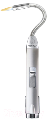 Пьезоэлектрическая газовая зажигалка Zippo Flex Neck / 121353 (серебристый)