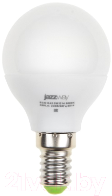 Лампа JAZZway Pled-ECO-G45 5w 4000K E14