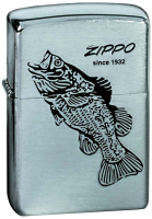 Зажигалка Zippo Black Bass / 200 (серебристый) - 