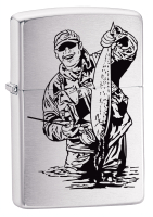 Зажигалка Zippo Fisherman / 200 (серебристый) - 