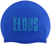 Шапочка для плавания Elous Big Stamp EL0011 (синий) - 