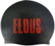 Шапочка для плавания Elous Big Stamp EL0011 (черный) - 