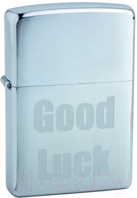 Зажигалка Zippo Good Luck / 200 (серебристый)