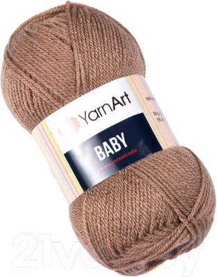 Пряжа для вязания Yarnart Baby 100% акрил / 218 (150м, светло-коричневый)