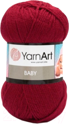 Пряжа для вязания Yarnart Baby 3024 (150м, бордовый)
