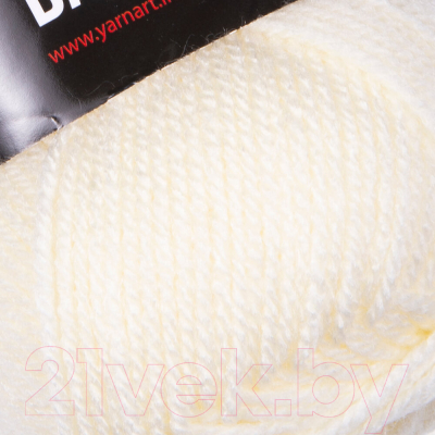Пряжа для вязания Yarnart Baby 100% акрил / 502 (150м, молочный)