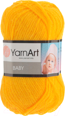 Пряжа для вязания Yarnart Baby 586 (150м, ярко-оранжевый)