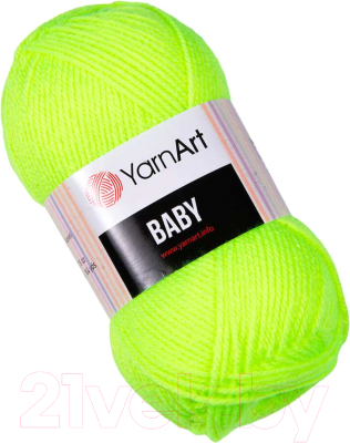 Пряжа для вязания Yarnart Baby 100% акрил / 8232 (150м, неоновый)