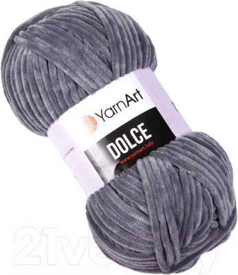 Пряжа для вязания Yarnart Dolce 100% микрополиэстер / 760 (120м, серо-зеленый)