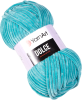 Пряжа для вязания Yarnart Dolce 100% микрополиэстер / 770 (120м, морская волна) - 