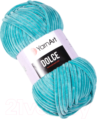Пряжа для вязания Yarnart Dolce 100% микрополиэстер / 770 (120м, морская волна)