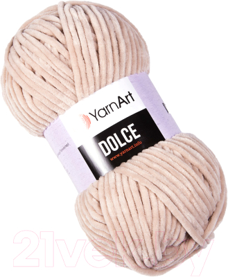 Пряжа для вязания Yarnart Dolce 771 (120м, светло-бежевый)